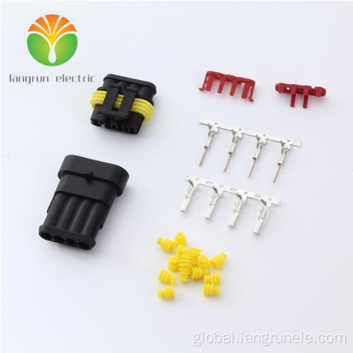 4 Way Superseal Waterproof Connector 282106-1 282106-1 Female Fuel Tank Pump Connectors Factory